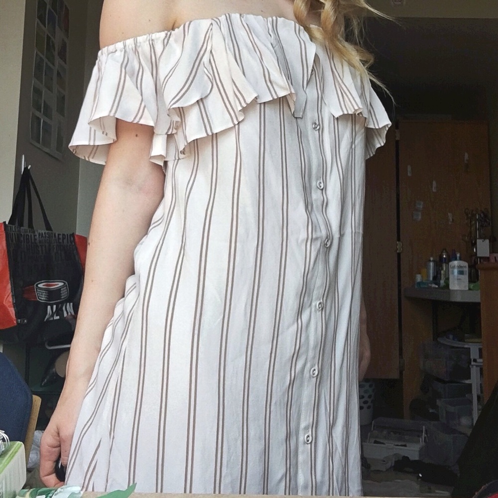 Off the shoulder summer dress